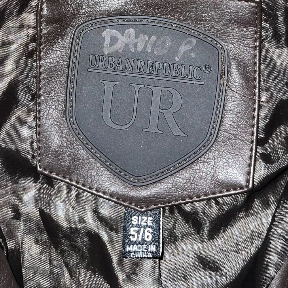 Boys Jacket /Vest‎ Bundle Urban Republic Faux Leather Jacket & Puma Vest … - Picture 7 of 16